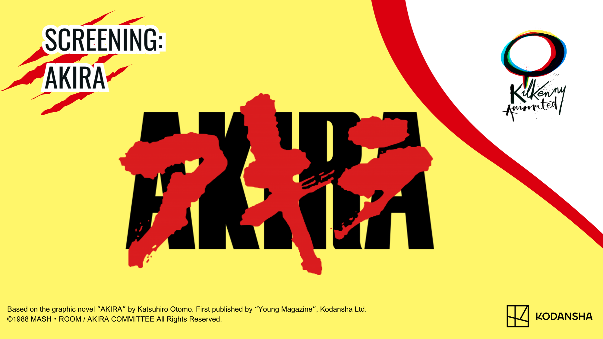 Read more about the article SCREENING: AKIRA (RATED 15)